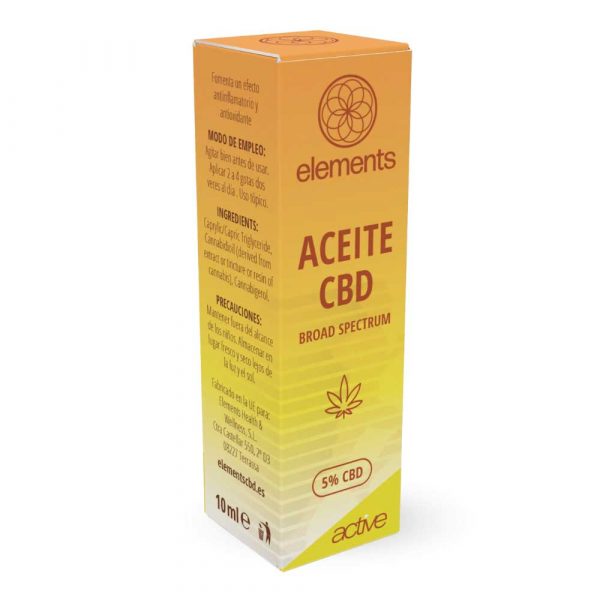 Aceite CBD 5% sin THC