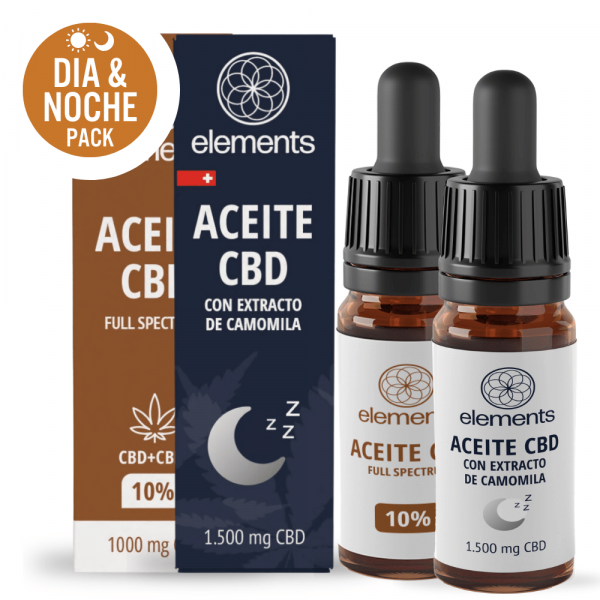 Aceite cbd Pack Dia noche