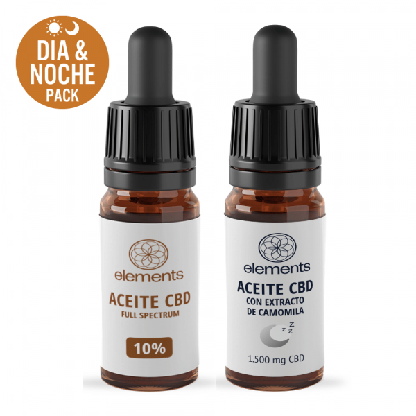Aceite cbd Pack Dia noche