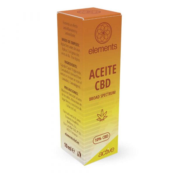 Aceite CBD 10% sin THC
