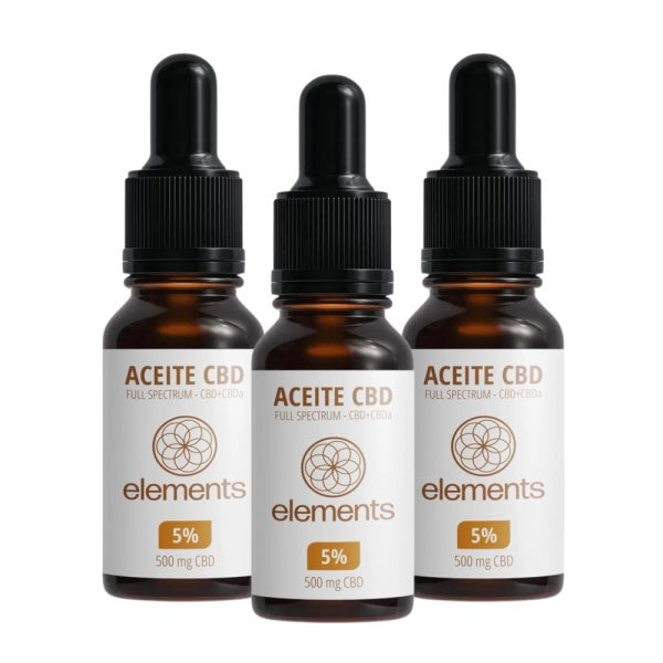 Aceite CBD Full Spectrum 5%. Promoción 3 x 2