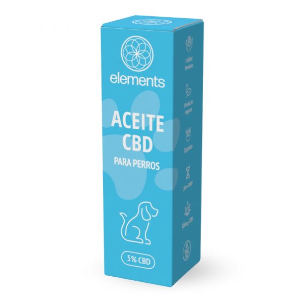Aceite CBD para perros 5% 10ml Elements CBD sin THC
